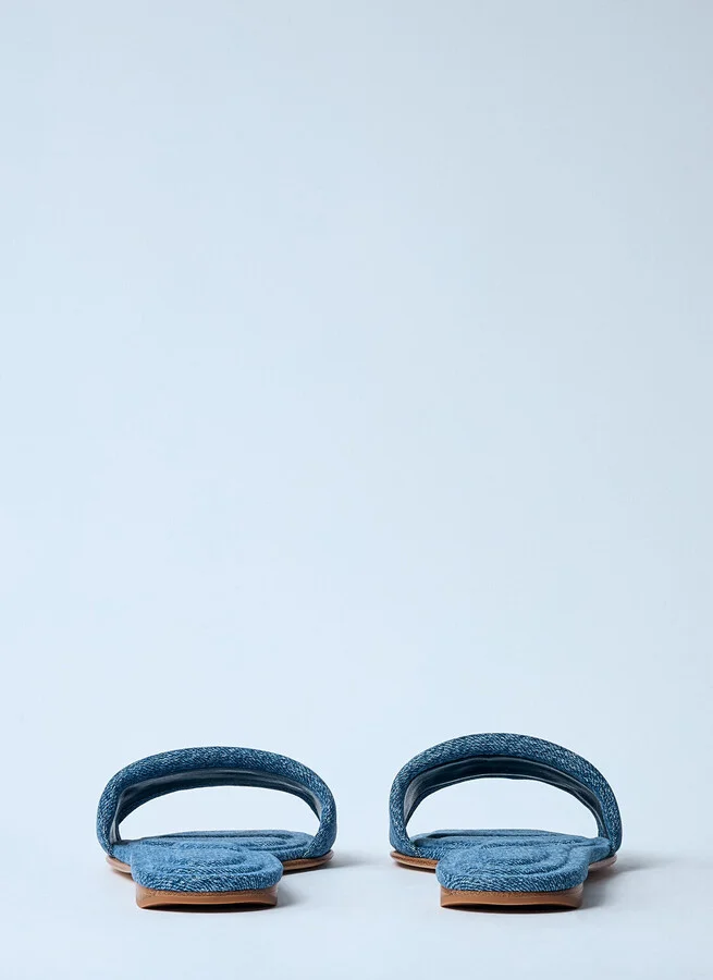 Alexander Wang Vy Denim Sandals - Woman Sandals Blue Eu - 38 - Image 6