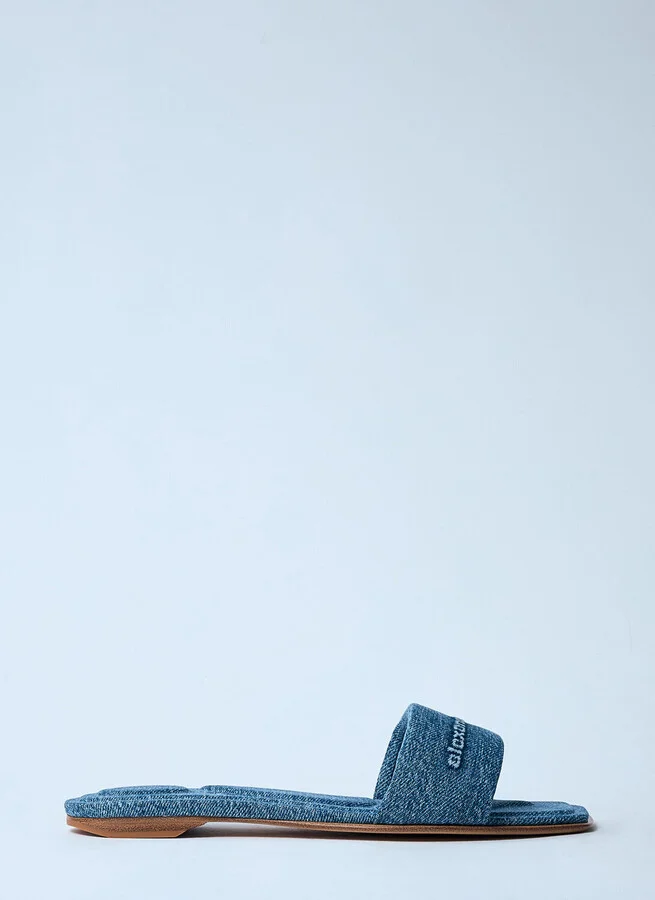 Alexander Wang Vy Denim Sandals - Woman Sandals Blue Eu - 38