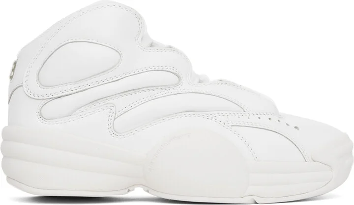 Alexander Wang White AW Hoop Sneakers