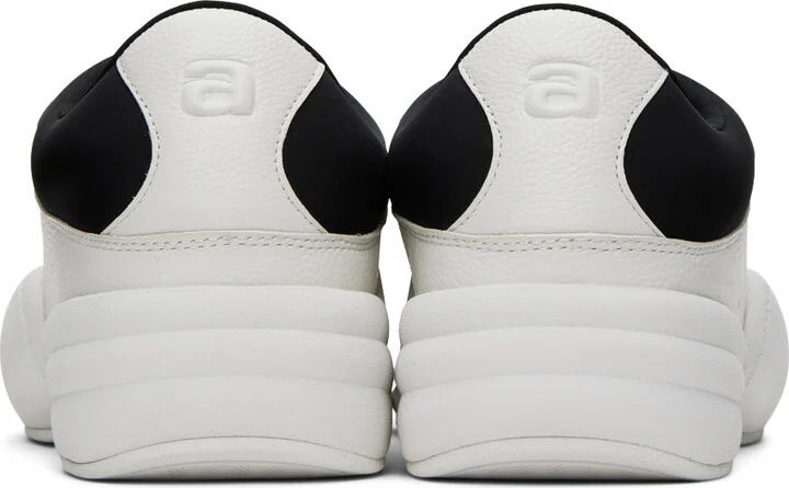 Alexander Wang White & Black AW Hoop Slip-On Sneakers - Image 2