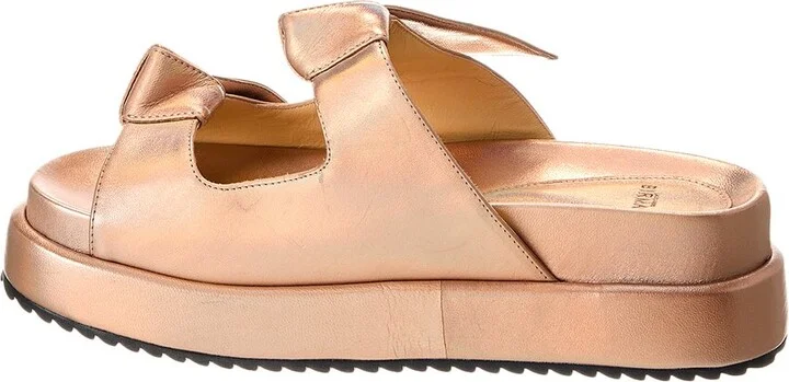Alexandre Birman Asymmetric Clarita Bounce Leather Platform Sandal - Image 2