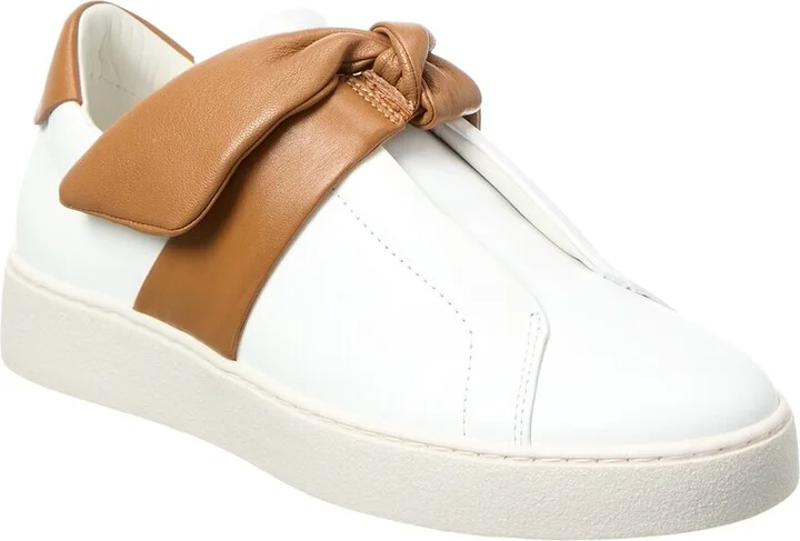 Alexandre Birman Asymmetric Clarita Leather Sneaker