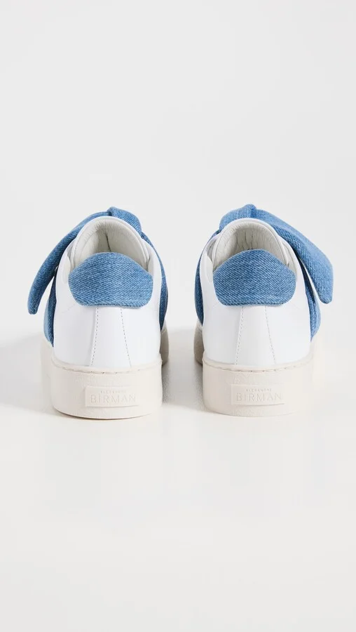 Alexandre Birman Asymmetric Clarita Sneakers Denim - Image 3