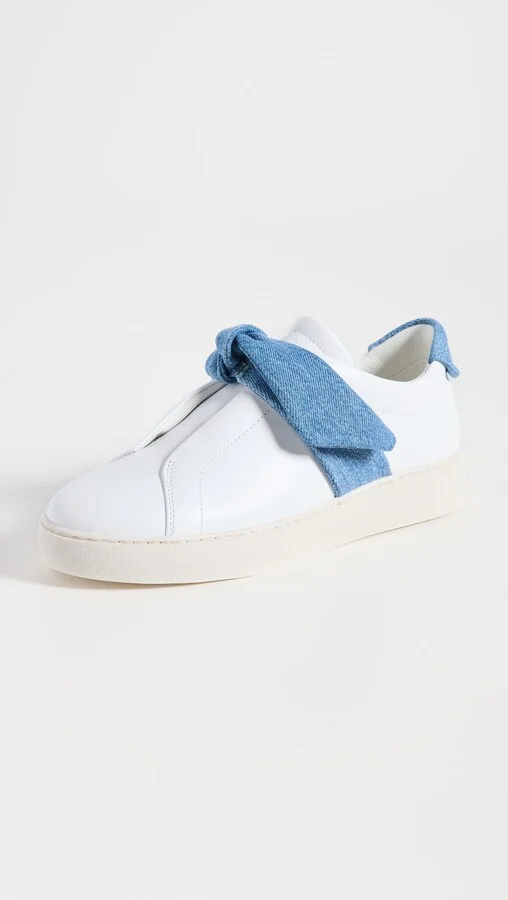 Alexandre Birman Asymmetric Clarita Sneakers Denim - Image 4