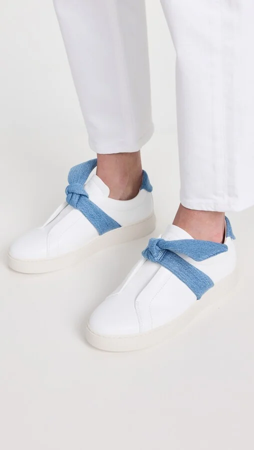 Alexandre Birman Asymmetric Clarita Sneakers Denim - Image 5