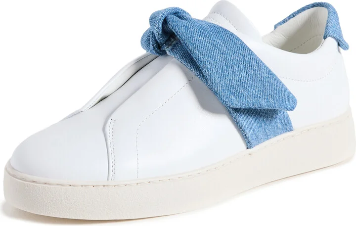 Alexandre Birman Asymmetric Clarita Sneakers Denim