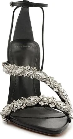 Alexandre Birman Aurora Crystal Sandal 100 Women's Sandals Black : 9 M, Leather - Image 5