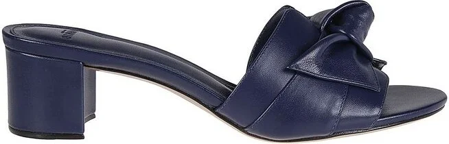 Alexandre Birman Bow Block Heel Sandals