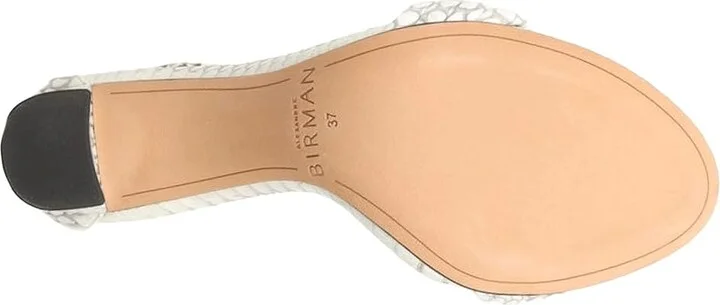 Alexandre Birman Chiara 90 Block Exotic Women's Shoes Natural : 6 M - Image 3