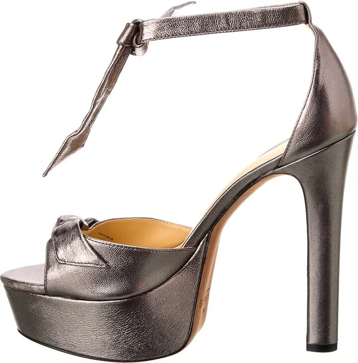 Alexandre Birman Clarita 125 Leather Platform Sandal - Image 2