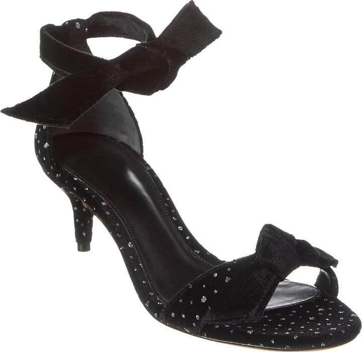 Alexandre Birman Clarita 50 Velvet Sandal