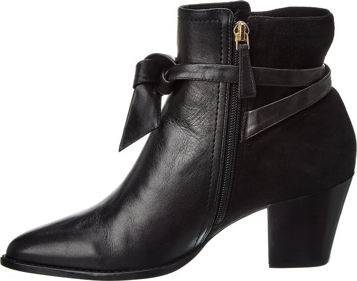 Alexandre Birman Clarita 60 Leather & Suede Bootie - Image 2