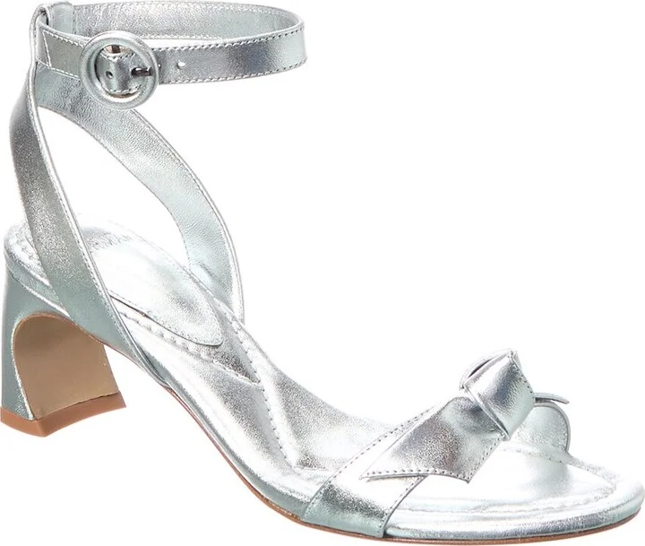 Alexandre Birman Clarita Bar Heel 60 Leather Sandal
