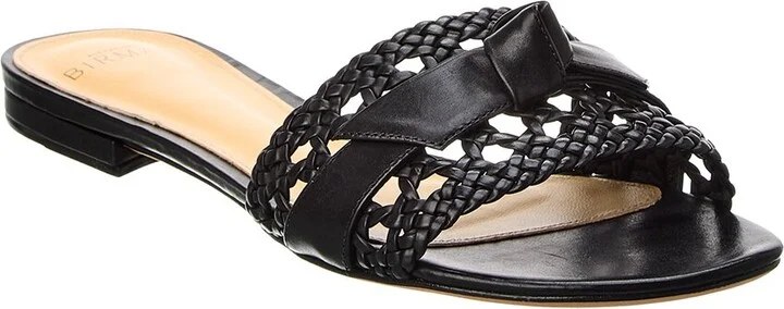 Alexandre Birman Clarita Basketry Leather Sandal