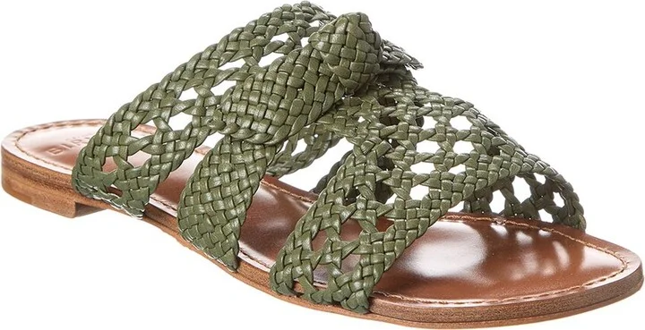 Alexandre Birman Clarita Braided Leather Sandal