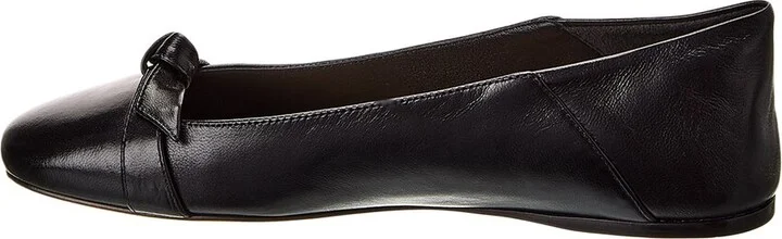 Alexandre Birman Clarita Collapsible Leather Flat - Image 2