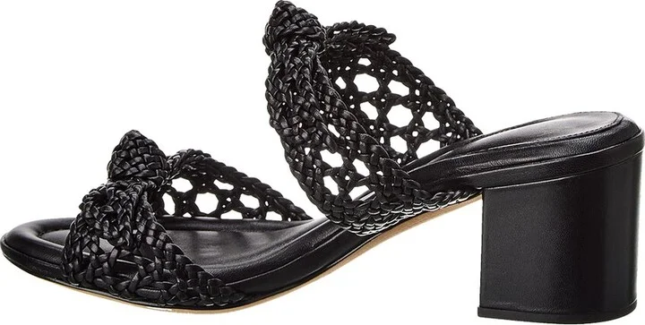 Alexandre Birman Clarita Intreccio 60 Doppia Solet Leather Sandal - Image 2