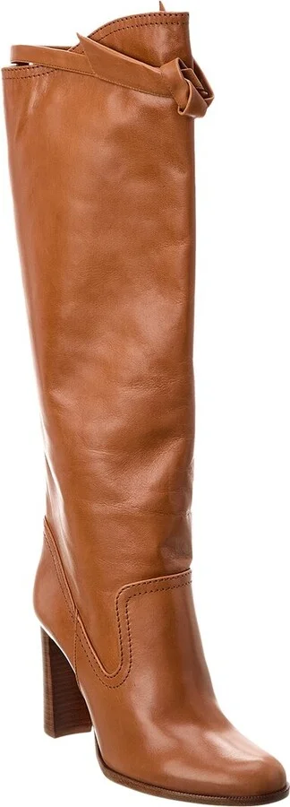 Alexandre Birman Clarita Saddlery 90 Leather Knee-High Boot