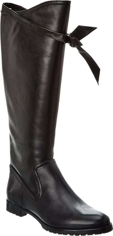 Alexandre Birman Clarita Saddlery Leather Knee-High Boot