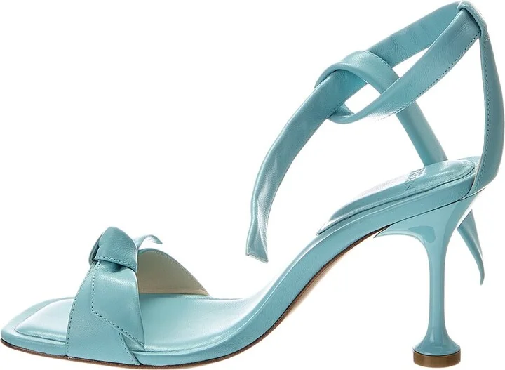 Alexandre Birman Clarita Square Flare 85 Leather Sandal - Image 2