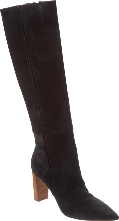 Alexandre Birman Elisa 85 Suede Knee-High Boot