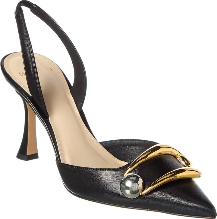 Alexandre Birman Harper 85 Leather Slingback Pump