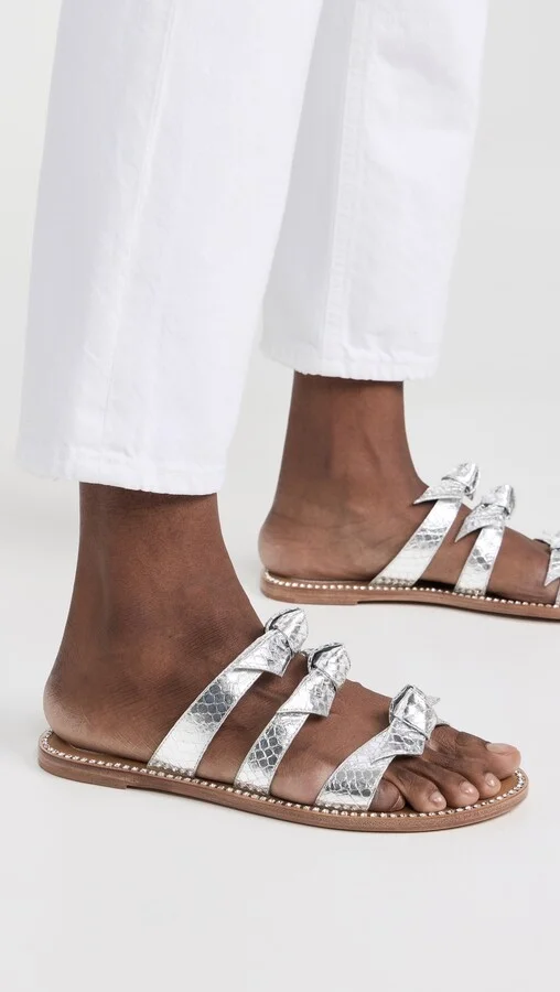 Alexandre Birman Lolita Crystal Flats - Image 2