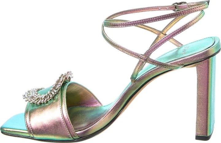 Alexandre Birman Madelina Pillar 85 Leather Sandal - Image 2