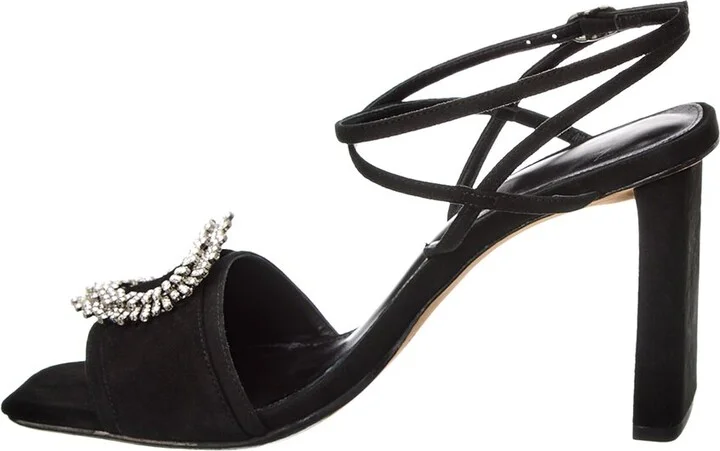 Alexandre Birman Madelina Pillar 85 Suede Sandal - Image 2