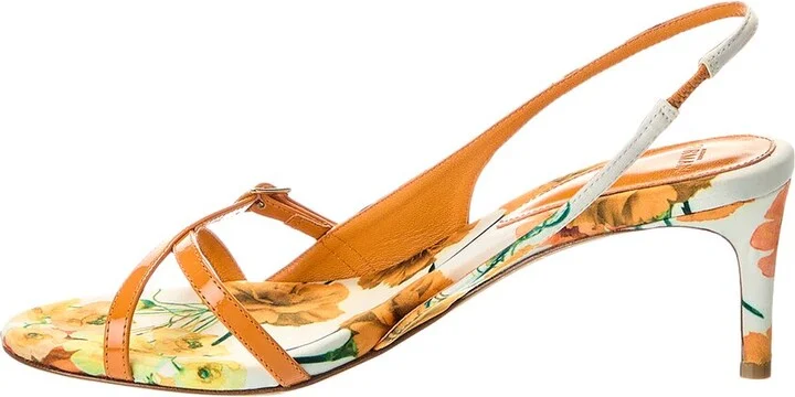 Alexandre Birman Maia 60 Canvas & Leather Slingback Sandal - Image 2