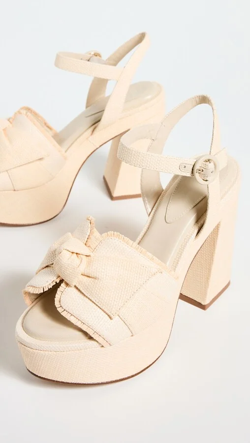 Alexandre Birman Maxi Clarita Raffia Sandals 120mm - Image 2