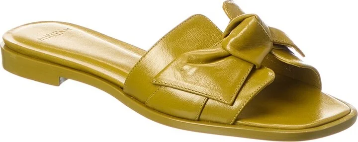 Alexandre Birman Maxi Clarita Square Leather Sandal
