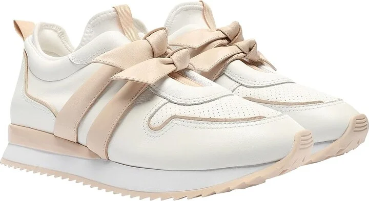 Alexandre Birman Mia Women's Shoes White/Shell : 7 M, Leather