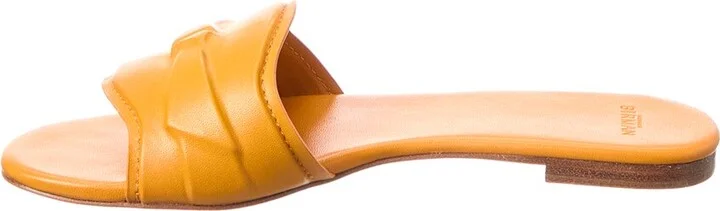 Alexandre Birman Padded Clarita Leather Slide - Image 2