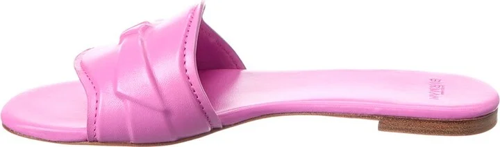 Alexandre Birman Padded Clarita Leather Slide - Image 2