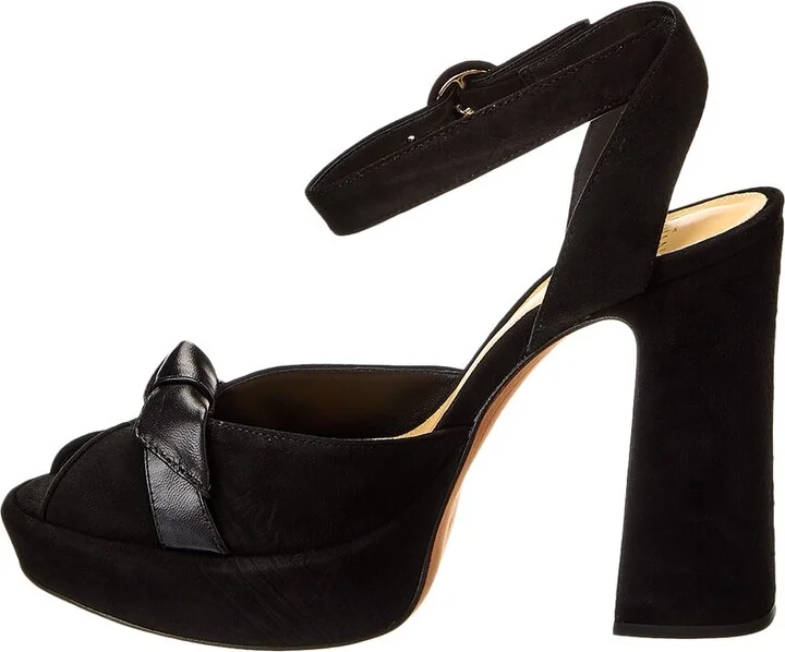 Alexandre Birman Pepitta 120 Suede Platform Sandal - Image 2
