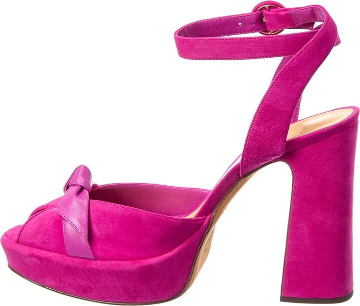 Alexandre Birman Pepitta 120 Suede Platform Sandal - Image 2