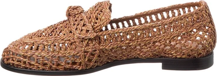 Alexandre Birman Raffia Penny Loafer - Image 2