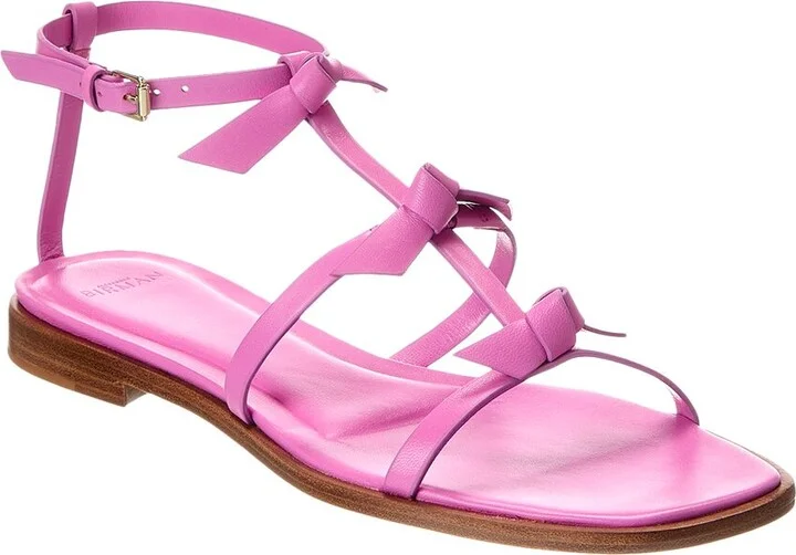 Alexandre Birman Slim Lolita Leather Sandal