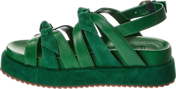 Alexandre Birman Suelita Bounce Leather Platform Sandal - Image 2