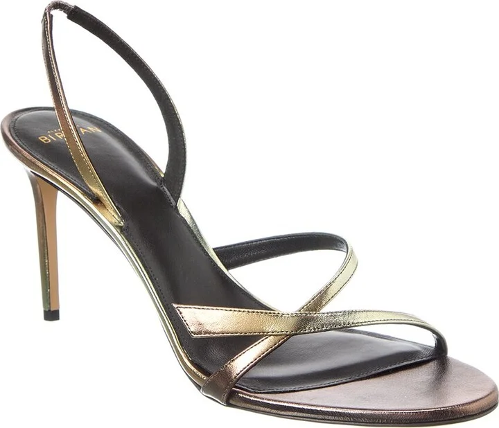 Alexandre Birman Tita 85 Leather Slingback Sandal