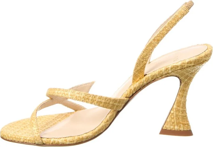 Alexandre Birman Tita Bell 85 Raffia Slingback Sandal - Image 2