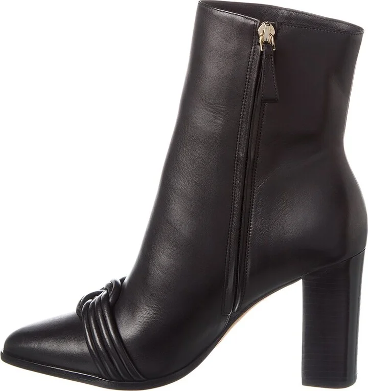 Alexandre Birman Vicky 90 Leather Bootie - Image 2