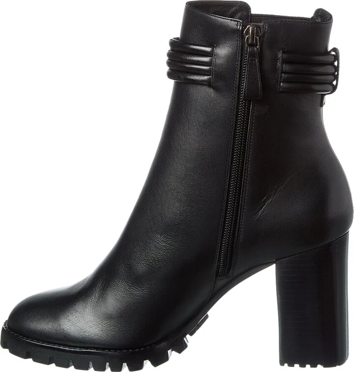 Alexandre Birman Vicky Waterproof Leather Combat Boot - Image 2