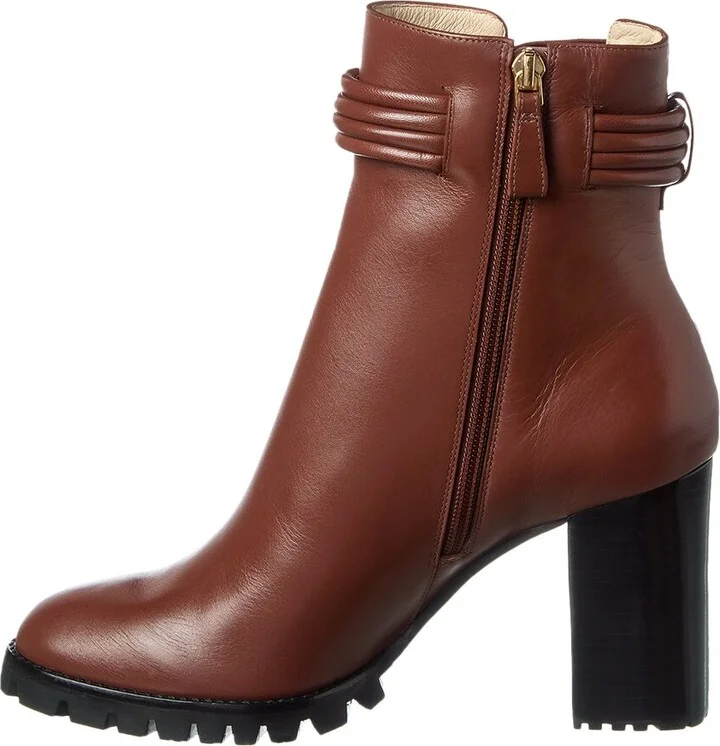 Alexandre Birman Vicky Waterproof Leather Combat Boot - Image 2