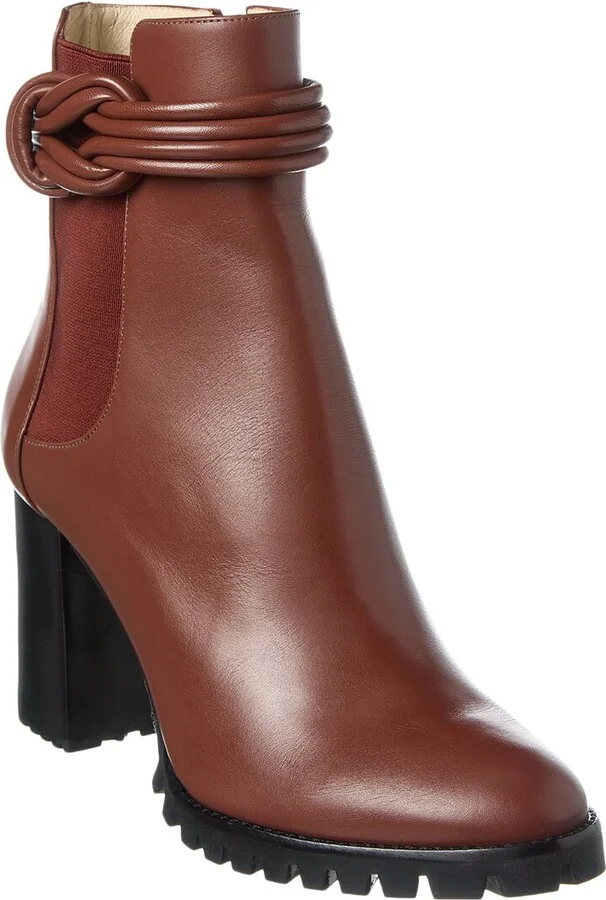 Alexandre Birman Vicky Waterproof Leather Combat Boot
