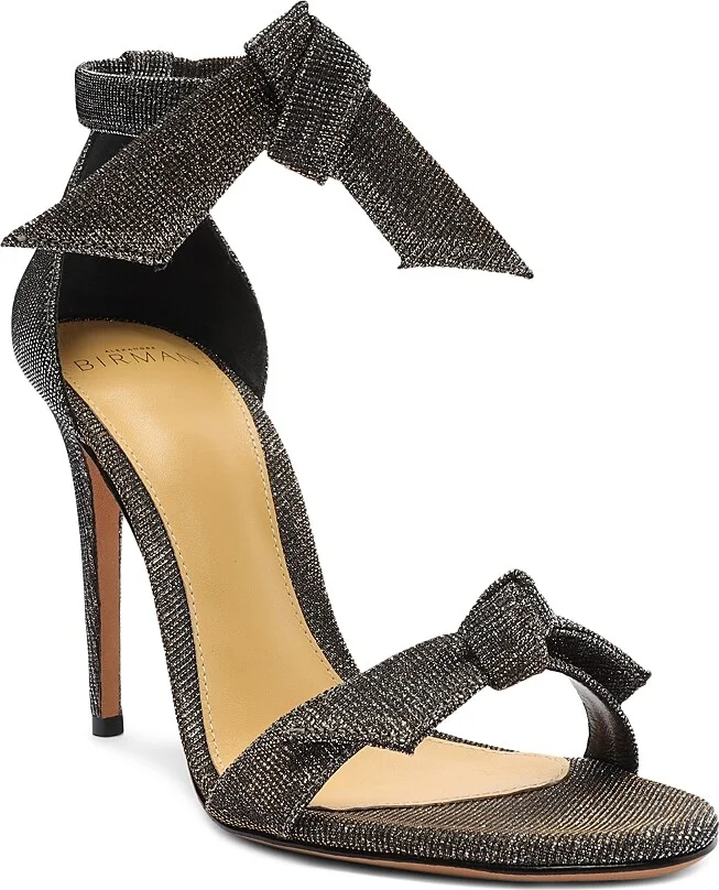 Alexandre Birman Women's Clarita Glitter Ankle Strap High Heel Sandals
