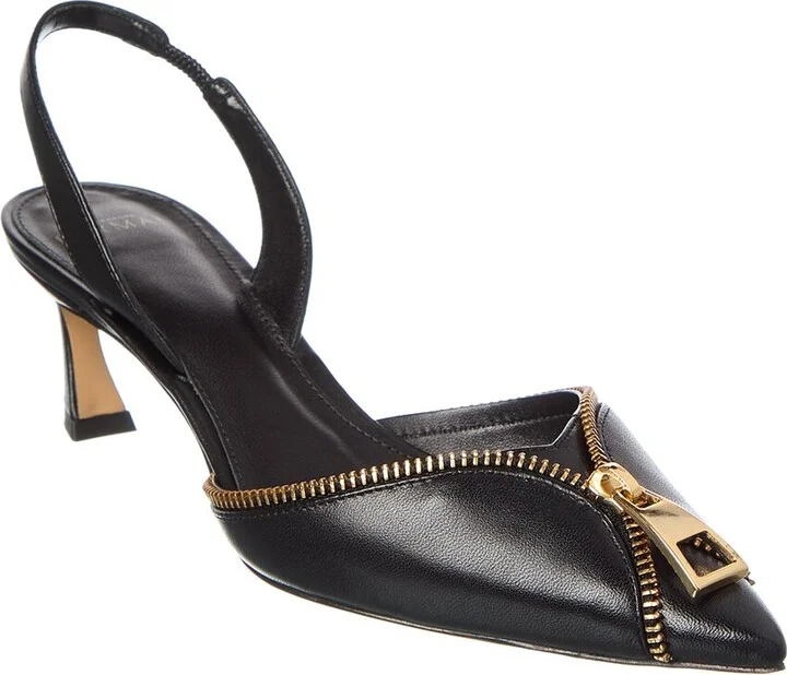 Alexandre Birman Zoe 50 Leather Slingback Pump