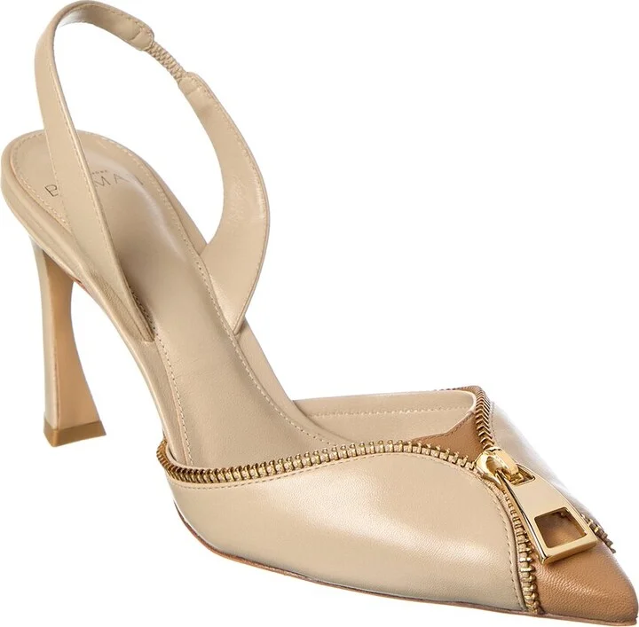 Alexandre Birman Zoe 85 Leather Slingback Pump