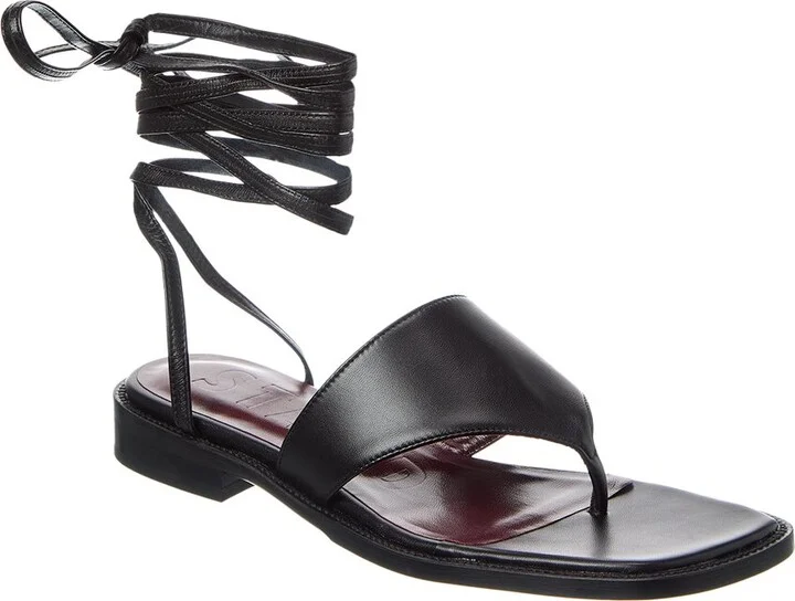 Alexandre Lace-Up Leather Sandal